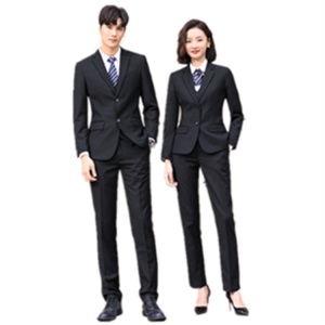职业装男女同款长袖西装正装商务销售制服气质售楼教师经理工作服
