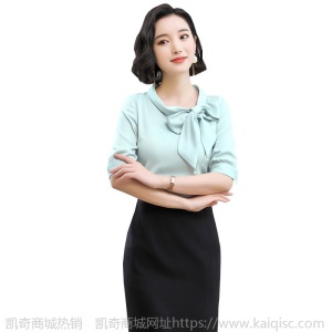 OL连衣裙夏2020新款修身收腰显瘦职业装气质女神范名媛正式裙子女