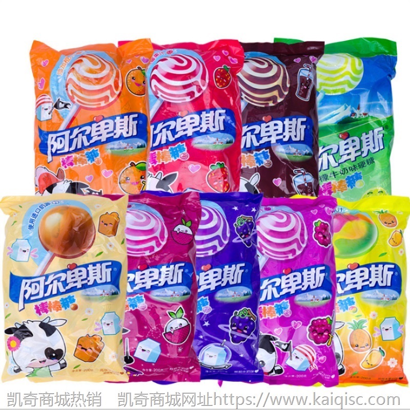 新货阿尔卑斯棒棒糖纸棒水果硬糖儿童食品牛奶糖果结婚喜糖批发