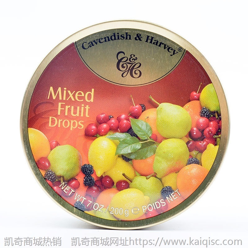 嘉云糖德国进口水果味糖果200g硬糖休闲零食婚庆结婚喜糖礼盒装