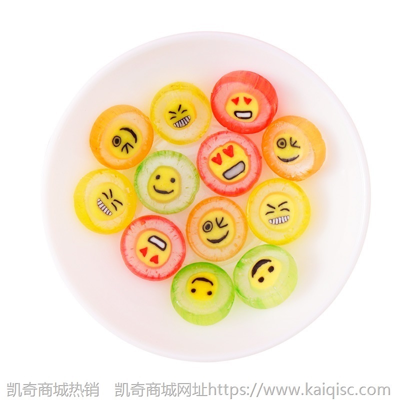 网红水果切片糖500g创意手工硬糖儿童可爱卡通婚庆喜糖果散装批发
