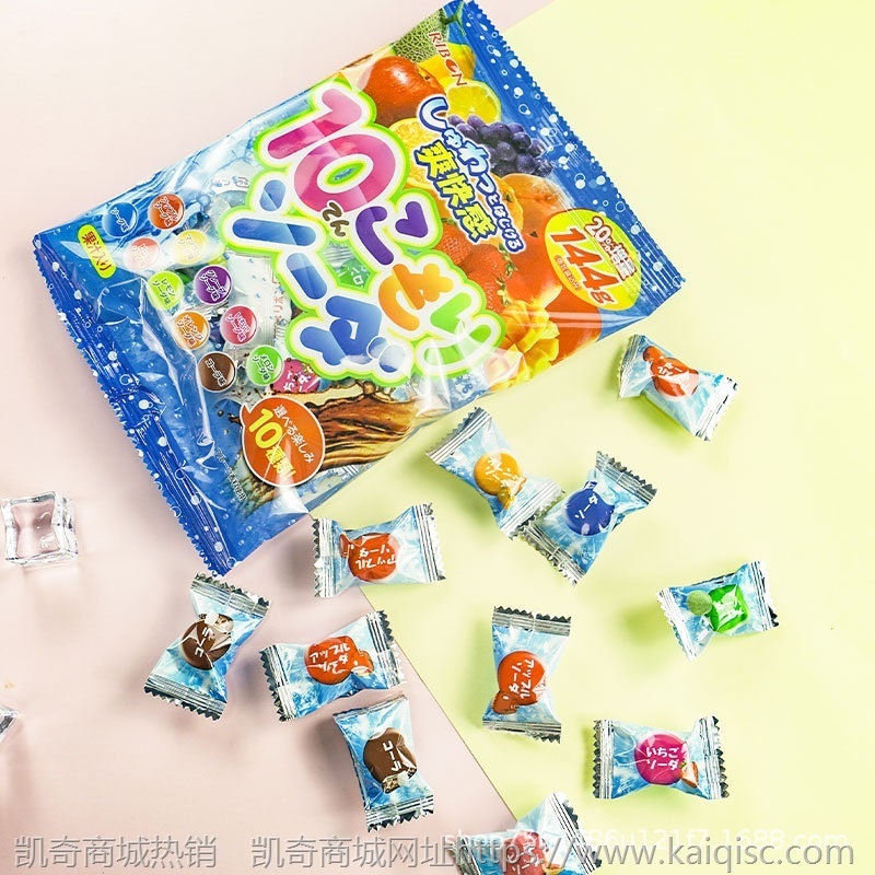 日本进口零食 RIBON理本水果糖牛奶糖汽水味糖果喜糖批发网红葡萄