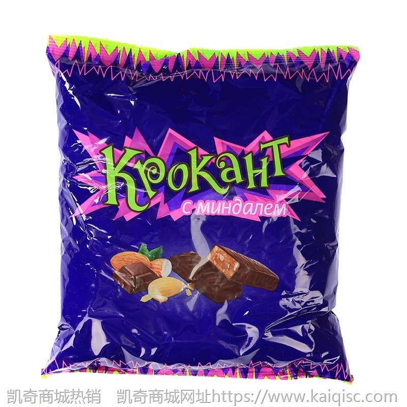 俄罗斯进口KDV坚果巧克力紫皮糖成袋散装喜糖