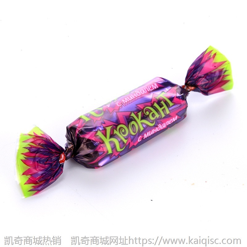 俄罗斯KDV进口榛仁浆夹心糖紫皮糖巧克力系列500克/包婚礼喜糖