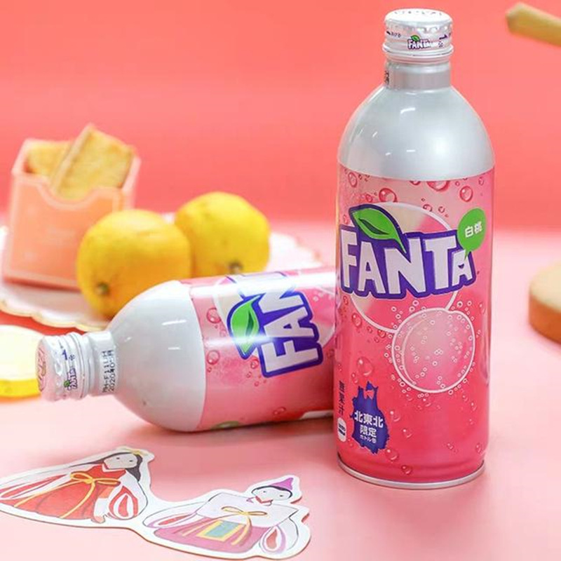 芬达白桃味碳酸饮4
