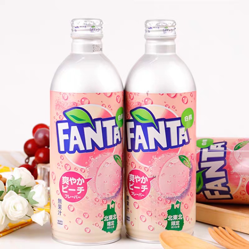 芬达白桃味碳酸饮料1