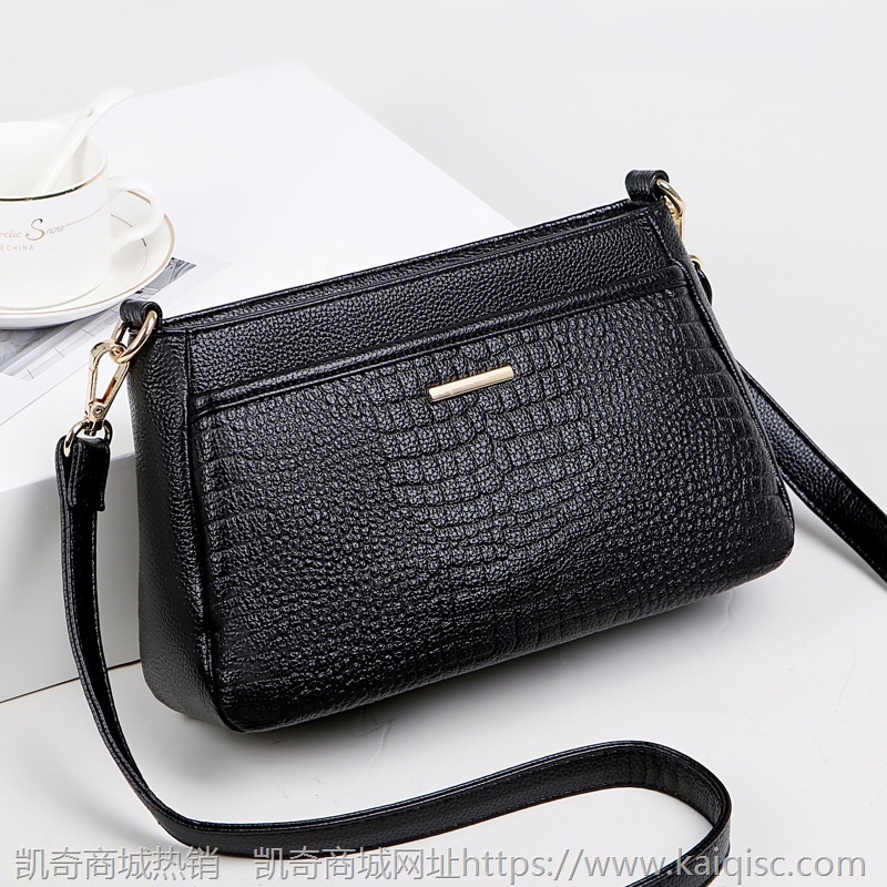 M635软皮2021新款妈妈包小包包中年女士斜挎包鳄鱼纹手提单肩包