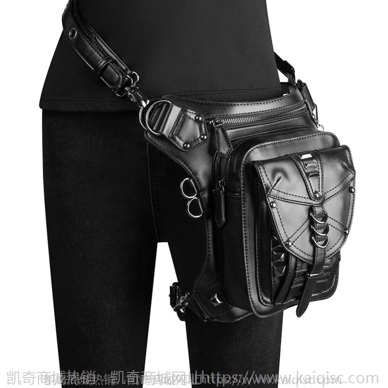 蒸汽朋克新款女包单肩斜挎包女小包户外休闲手机腰包凯奇一件代发