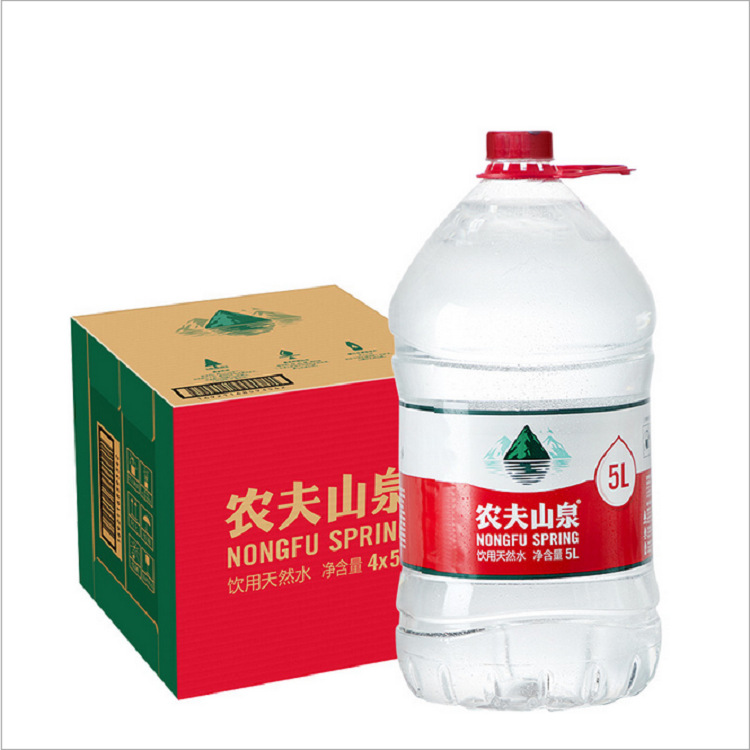 农夫山泉矿泉水5L×4瓶箱装矿泉水北京酒水饮料批发配送 农夫山泉