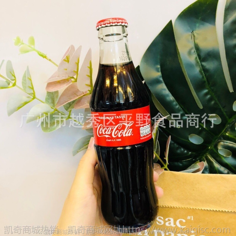 批发泰国CocaCoca复古可口可乐碳酸饮料休闲饮品250ml1箱24瓶