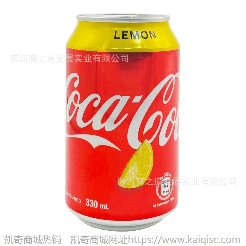 香港进口 港版可口可乐太古零度原味汽水易拉罐 330ml*24罐/箱