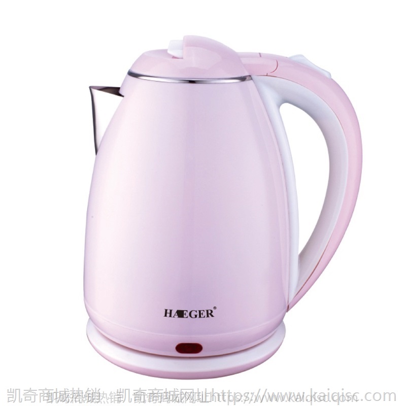 欧规热销厨房小家电不锈钢电热水壶 烧水壶2L自动断电