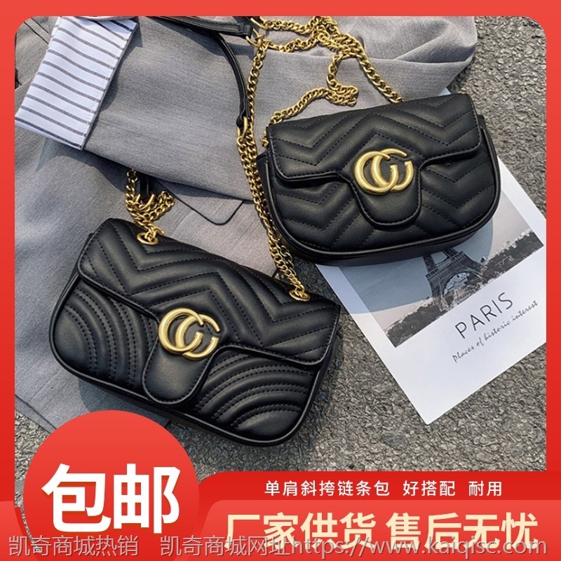包包2021韩版女式新款斜挎女包包包时尚凯奇单肩背包链条小方包