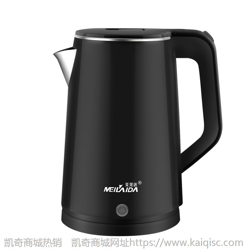 工厂直供电热水壶自动断电2.3L双层烧水壶小家电批发礼品定制LOGO