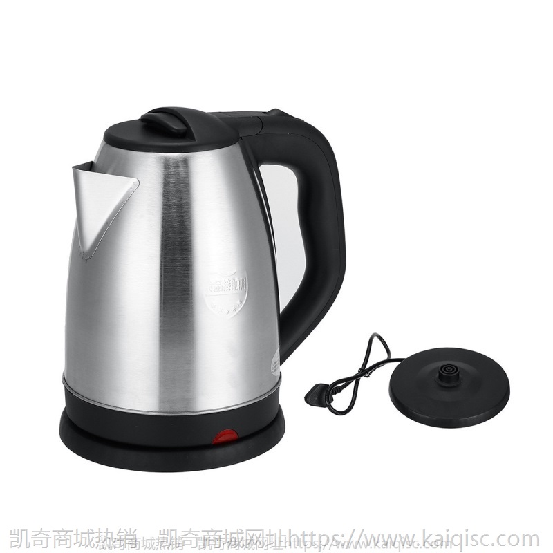 电热水壶批发不锈钢烧水壶酒店小家电自动断电 2L厂价超市开水壶
