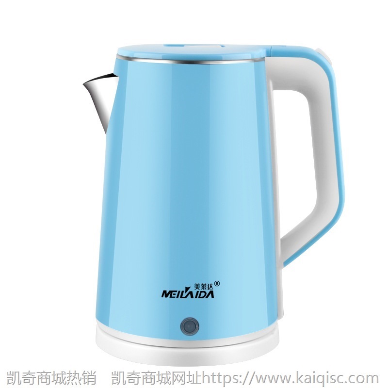 工厂直供电热水壶自动断电2.3L双层烧水壶小家电批发礼品定制LOGO
