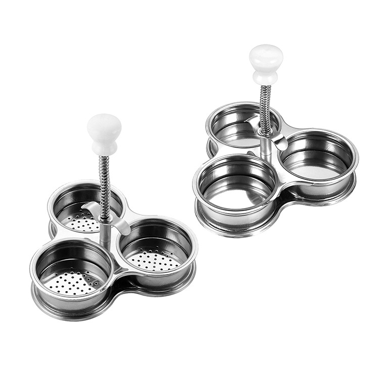 凯奇电商 不锈钢煮蛋器蒸蛋器 egg poacher炖蛋小工具 特色产品