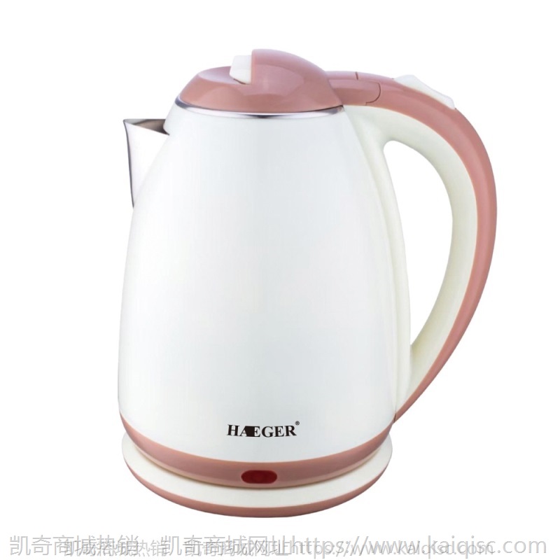 欧规热销厨房小家电不锈钢电热水壶 烧水壶2L自动断电