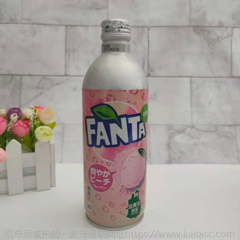 日本可口可乐果味碳酸饮料白桃味香橙味葡萄味500ml300ml罐装饮品