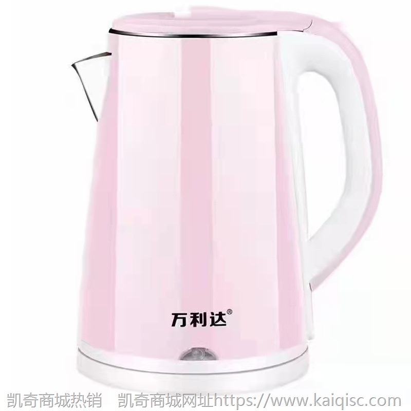 厂家直供电热水壶不锈钢 小家电家用烧水壶自动断电礼品一件代发