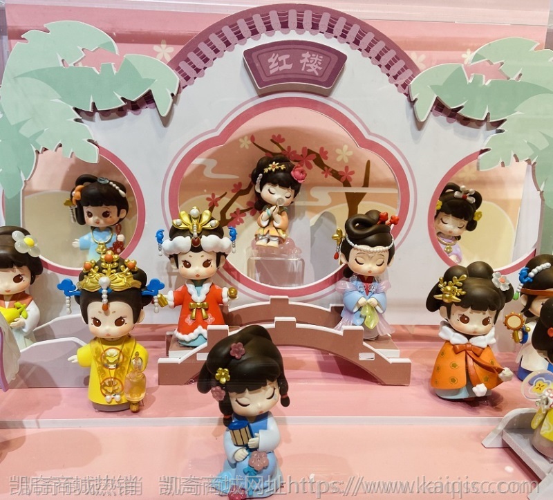 正品Cindy梦红楼国风金陵12钗盲盒公仔四大名著手办玩具玩偶摆件