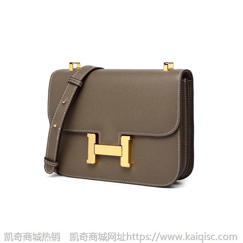 包包女包新款2021小包时尚bags小方包H扣 手工真皮斜跨单肩包批发