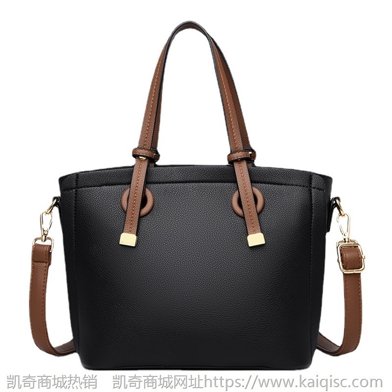 凯奇包包2021新款韩版时尚女包撞色大容量女式单肩斜跨手提包大包