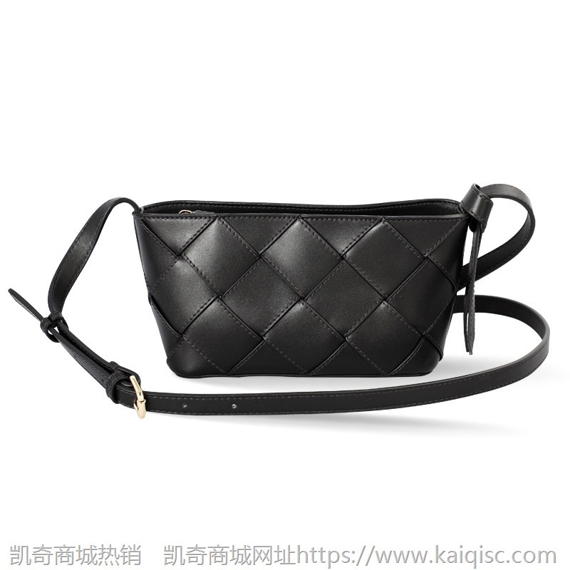 包包女包2021新款头层牛皮斜挎包小众品牌编织单肩包女士牛皮包