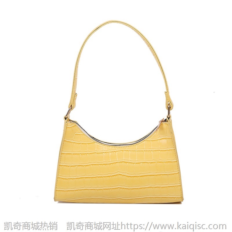 秋季鳄鱼纹腋下包 2021女包新款包包女流行单肩女包小众包包女包