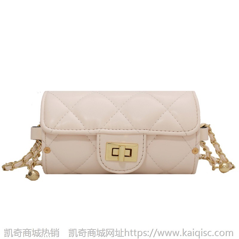 菱格链条包包女包2021新款手提小方包韩版潮简约锁扣单肩斜跨包女