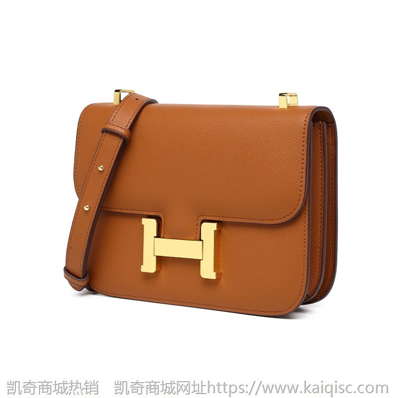包包女包新款2021小包时尚bags小方包H扣 手工真皮斜跨单肩包批发