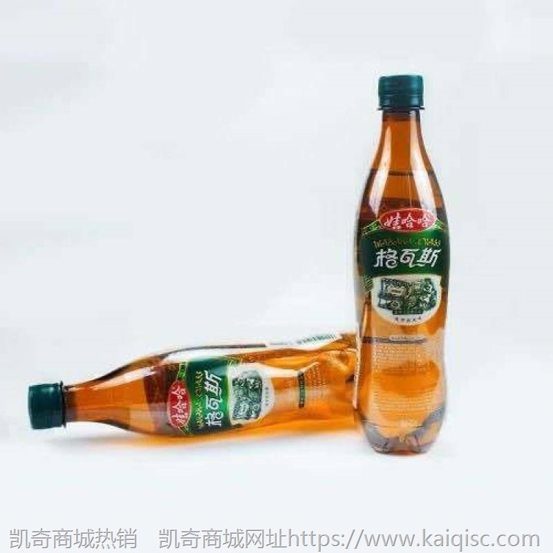娃哈哈格瓦斯碳酸饮料330ml600ml瓶整箱批发麦芽汁俄罗斯风味特价
