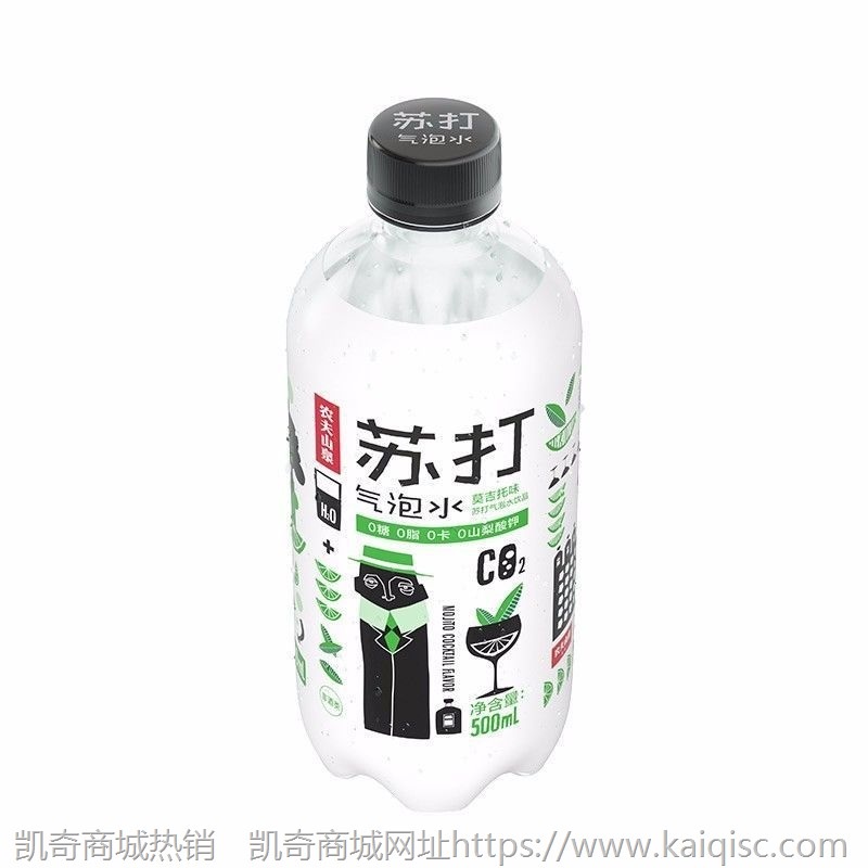 农夫山泉气泡苏打水0脂0卡整箱白桃夏橘莫吉托500ml*15瓶整箱