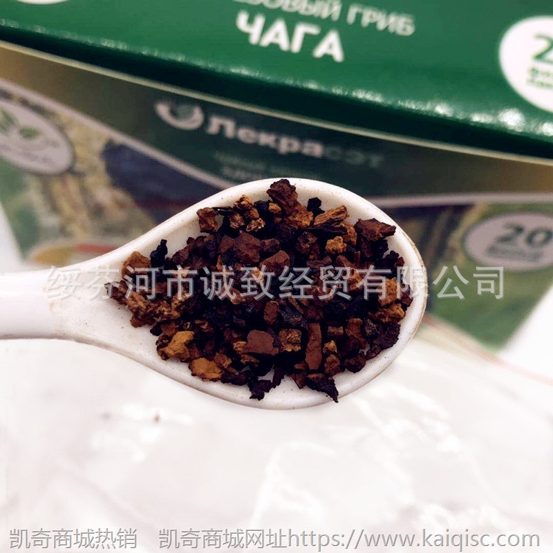 【批发/一件代发】俄罗斯桦树茸黑金颗粒茶包桦褐孔菌袋泡茶 20包