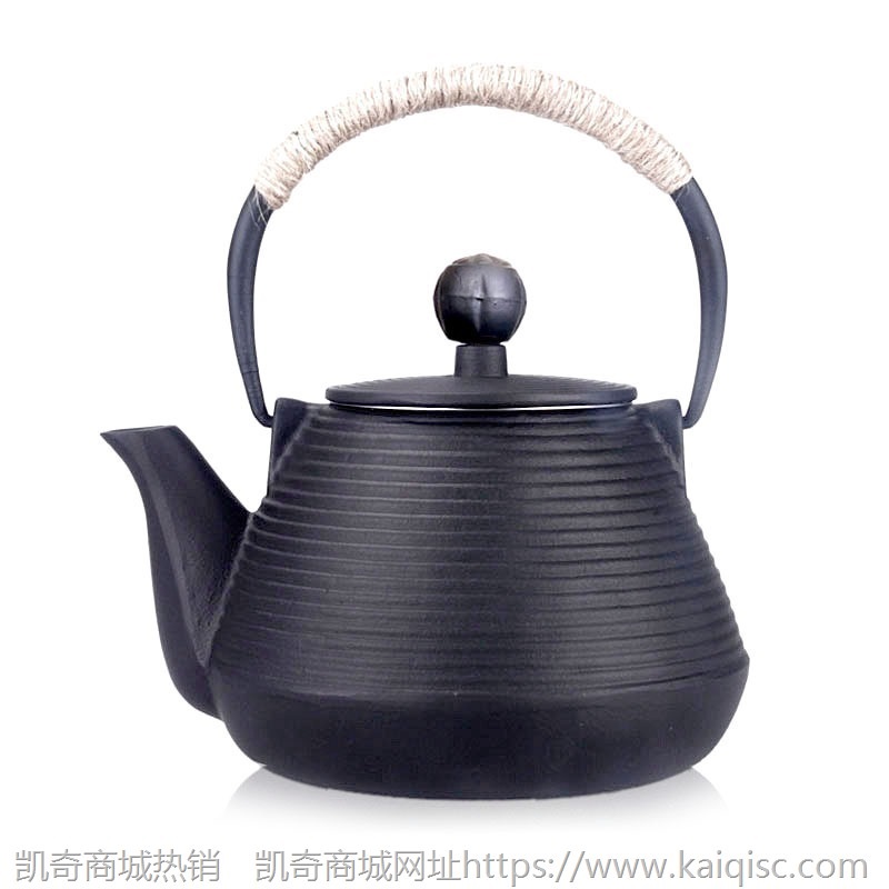 家居软装新中式茶室茶壶装饰柜摆件茶样板房复古博古架艺术铁茶壶