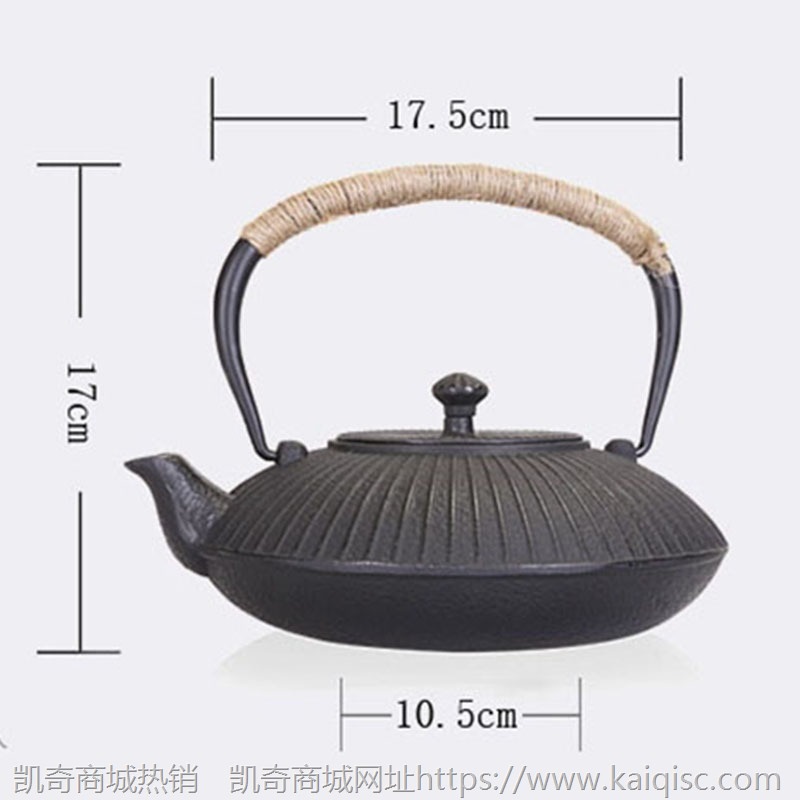 家居软装新中式茶室茶壶装饰柜摆件茶样板房复古博古架艺术铁茶壶