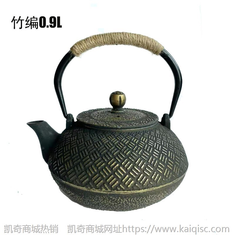 家居软装新中式茶室茶壶装饰柜摆件茶样板房复古博古架艺术铁茶壶