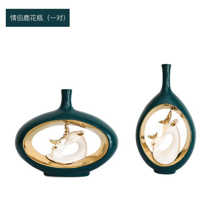 北欧欧式轻奢创意摆件家居饰品客厅电视柜酒柜装饰工艺品茶几摆设