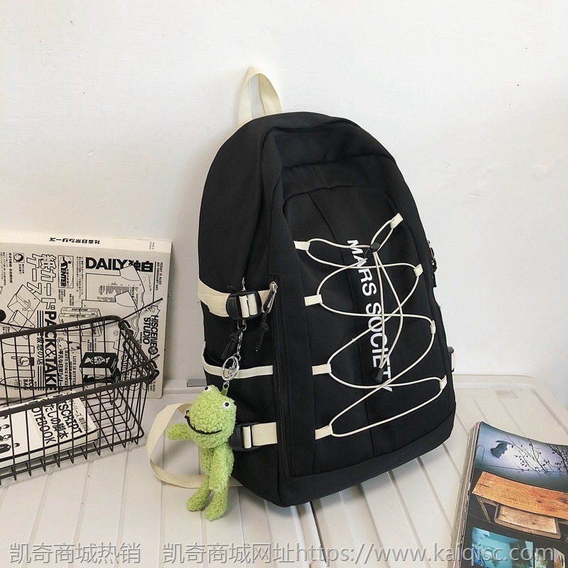 书包男大学生大容量ins潮牌校园电脑包女时尚潮流双肩包休闲背包