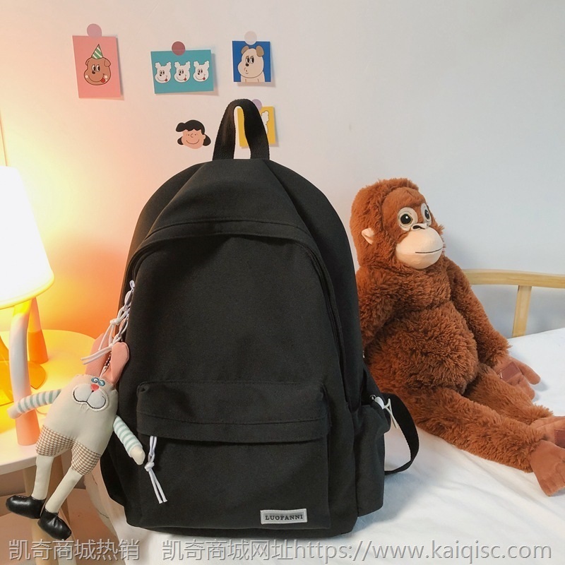 书包双肩潮ins韩版原宿ulzzang高中学生初中生双肩包简约潮酷背包