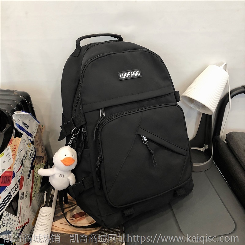 韩版ins书包女韩版原宿风简约大容量初高中学生双肩旅行背包