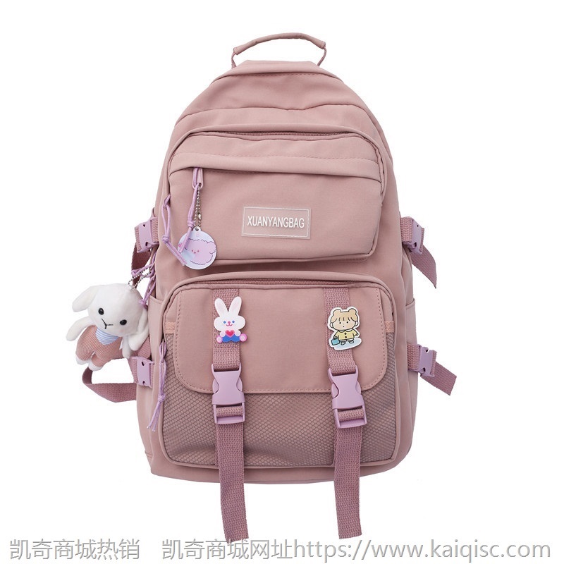 2021新款ins日系工装背包男韩版原宿ulzzang少女书包 学生双肩包