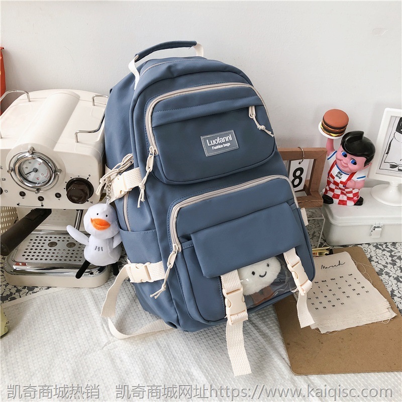可爱书包女初中生ins韩版高中小学生日系少女心双肩包大容量背包