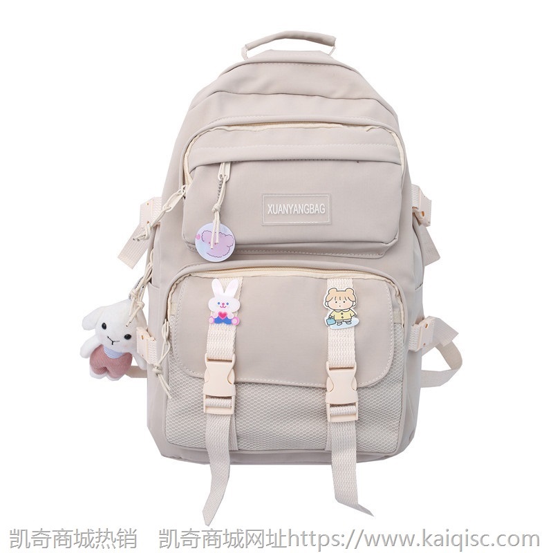 2021新款ins日系工装背包男韩版原宿ulzzang少女书包 学生双肩包
