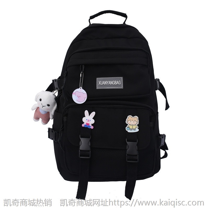 2021新款ins日系工装背包男韩版原宿ulzzang少女书包 学生双肩包