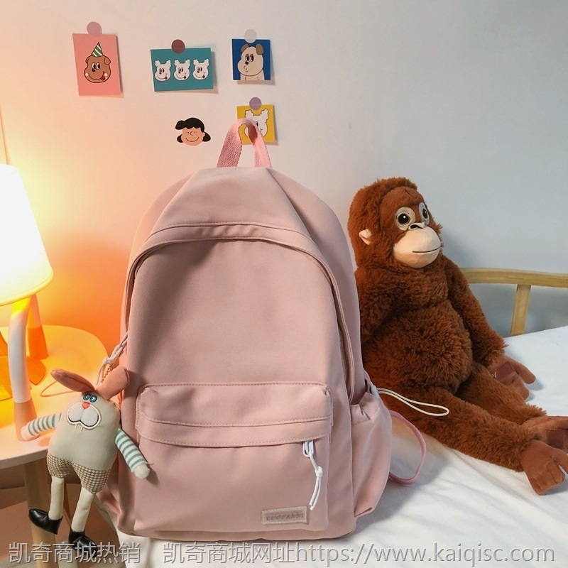 书包双肩潮ins韩版原宿ulzzang高中学生初中生双肩包简约潮酷背包