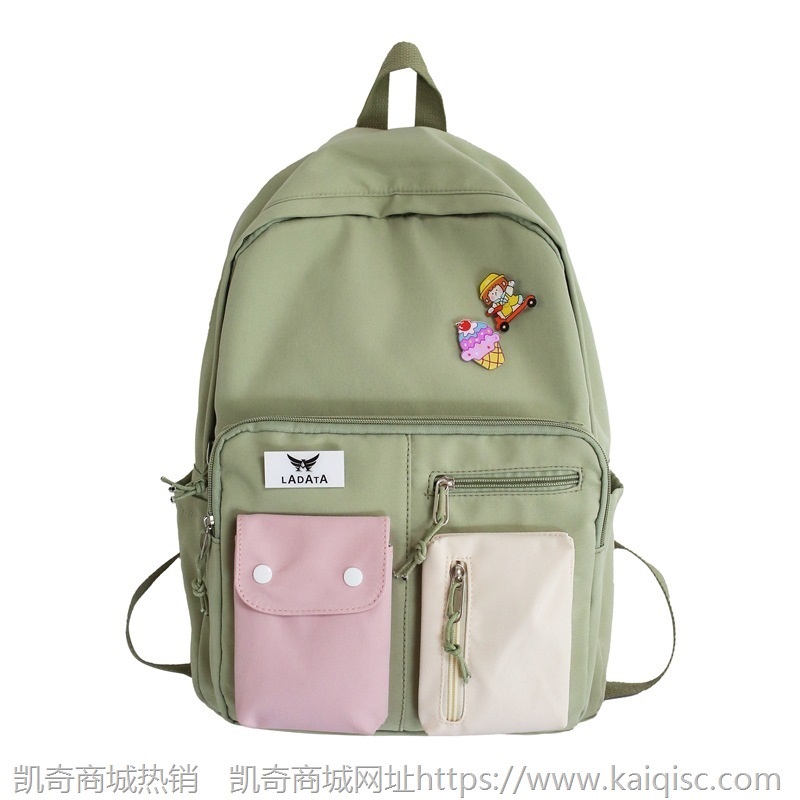 中学生书包女2021新款韩版校园时尚学院双肩包原宿风日系少女背包