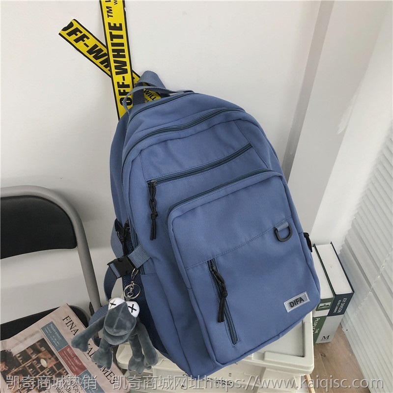 双肩包2021新款潮大容量书包女韩版原宿ulzzang高中大学生ins背包