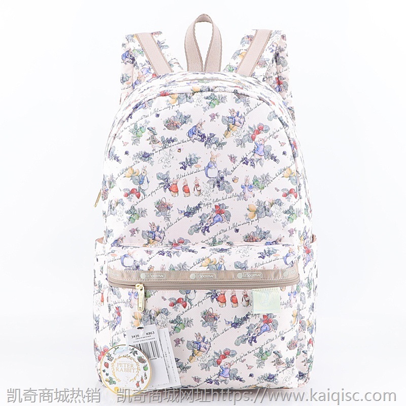 女布包新款卡通女包学生书包旅游双肩背包3426