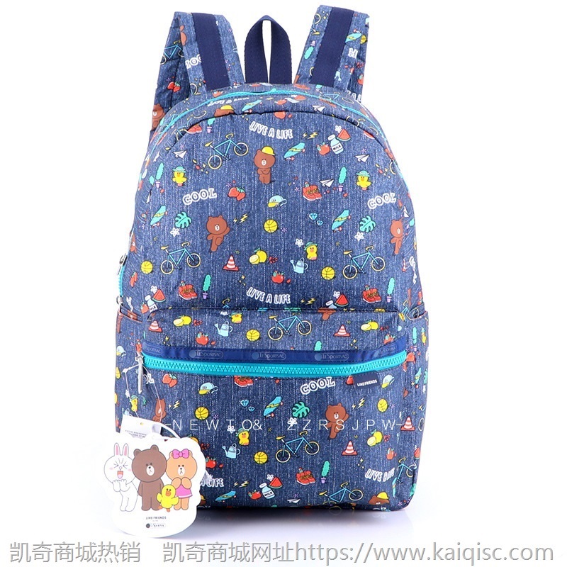 女布包新款卡通女包学生书包旅游双肩背包3426